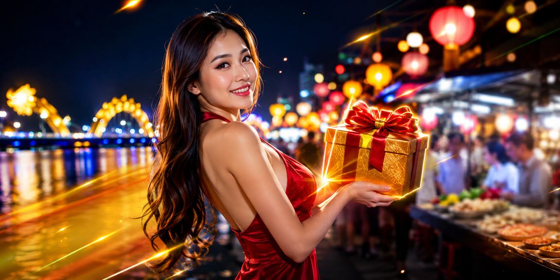Không khí chợ đêm Đà Nẵng với màn hình cá cược thể thao sôi động