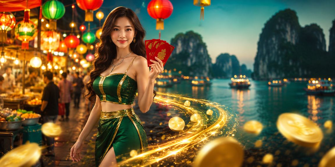 Lễ hội đèn lồng và bao lì xì đỏ tại vịnh Hạ Long